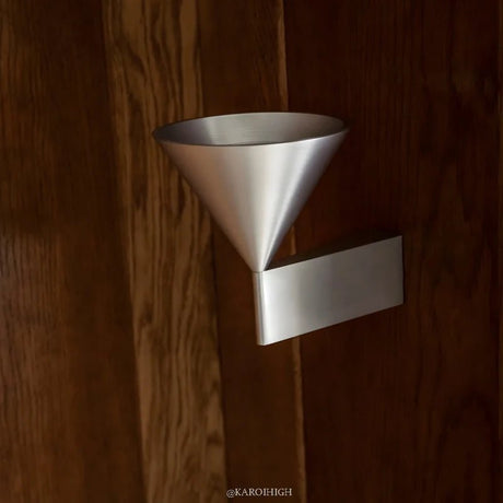 Italian Conical Aluminum Wall Sconce – Modern Bedside & Corridor Light - Hans Lumiere