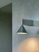 Italian Conical Aluminum Wall Sconce – Modern Bedside & Corridor Light - Hans Lumiere