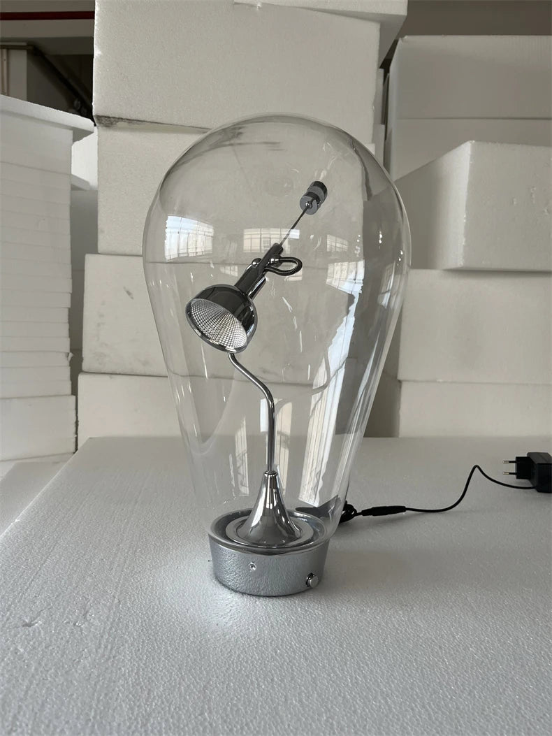 Italian Design Satellite Glass LED Table Lamp - Hans Lumiere