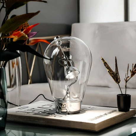 Italian Design Satellite Glass LED Table Lamp - Hans Lumiere