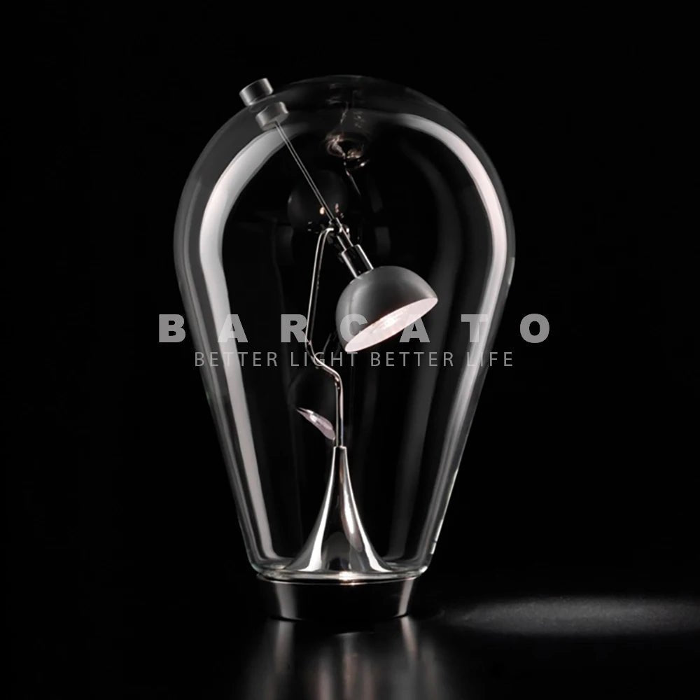 Italian Design Satellite Glass LED Table Lamp - Hans Lumiere