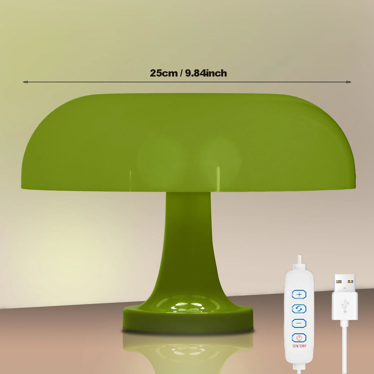 Italian Designer Led Mushroom Table Lamp - Hans Lumiere