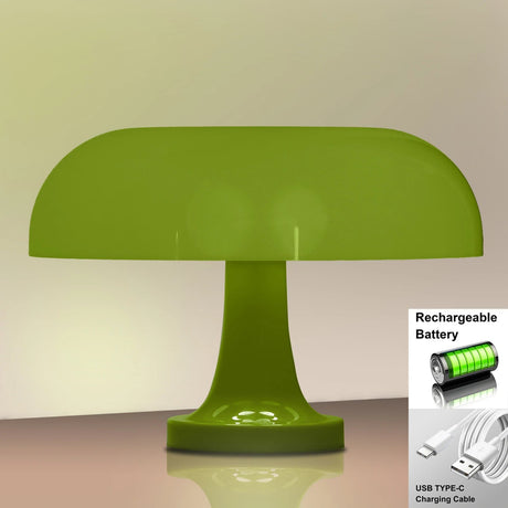 Italian Designer Led Mushroom Table Lamp - Hans Lumiere