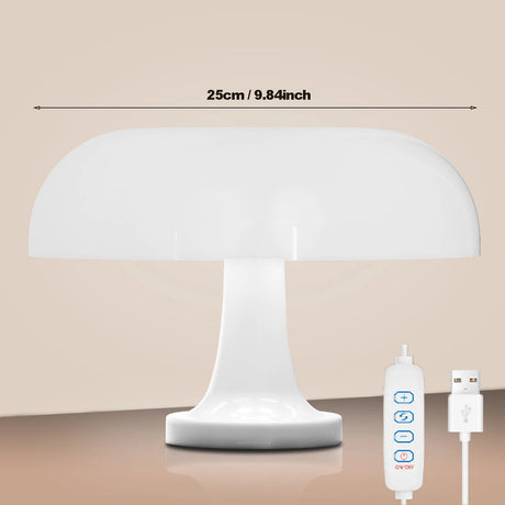 Italian Designer Led Mushroom Table Lamp - Hans Lumiere
