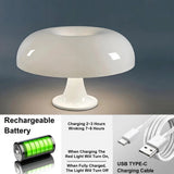 Italian Designer Led Mushroom Table Lamp - Hans Lumiere