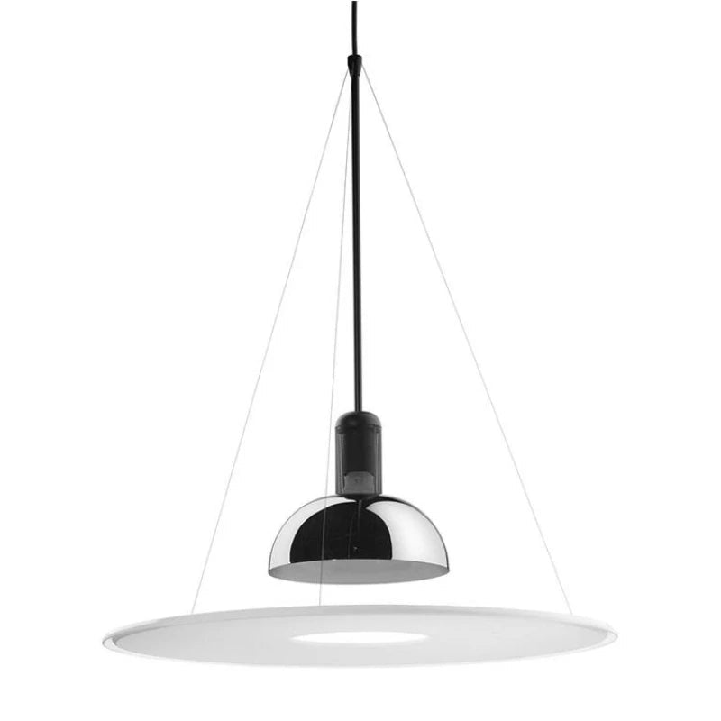 Italian Designer Luxury Round Flying Saucer Art Chandelier - Hans Lumiere