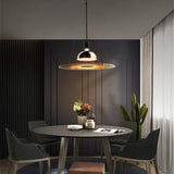 Italian Designer Luxury Round Flying Saucer Art Chandelier - Hans Lumiere