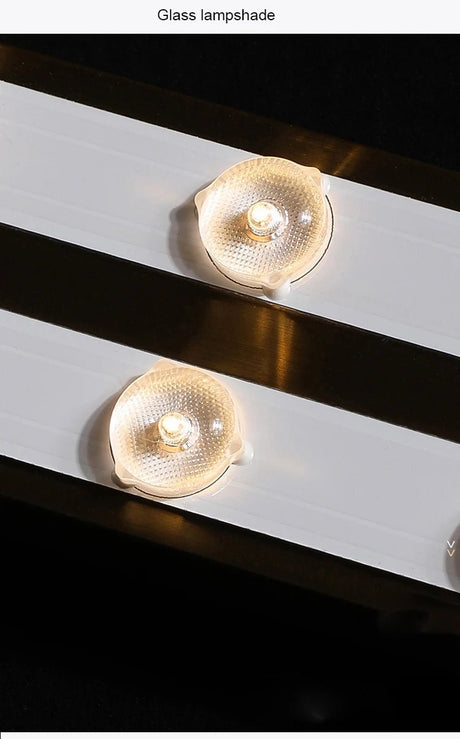 Italian Style Copper Glass Luxury LED Wall Lamp - Hans Lumiere