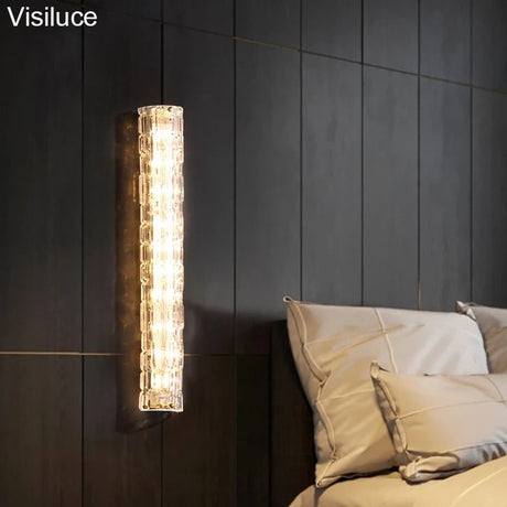 Italian Style Copper Glass Luxury LED Wall Lamp - Hans Lumiere