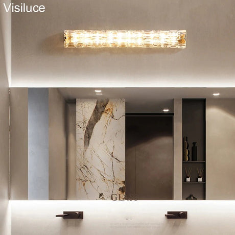 Italian Style Copper Glass Luxury LED Wall Lamp - Hans Lumiere
