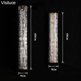 Italian Style Copper Glass Luxury LED Wall Lamp - Hans Lumiere