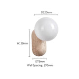Japanese Design Cream Style Bedside LED Wall Lamp - Hans Lumiere
