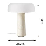Japanese Design Luxury Warm Mushroom LED Table Lamp - Hans Lumiere