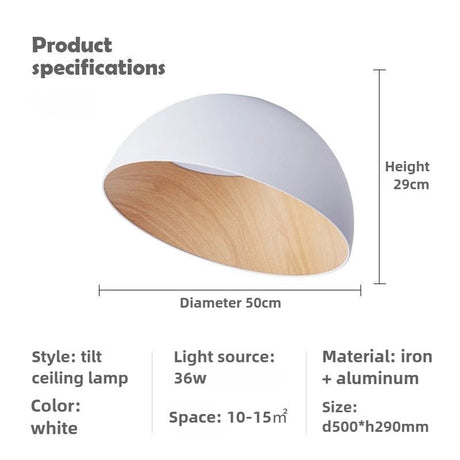 Japanese Designer Simple Wood Grain Color Lamp - Hans Lumiere