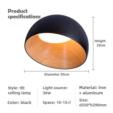 Japanese Designer Simple Wood Grain Color Lamp - Hans Lumiere