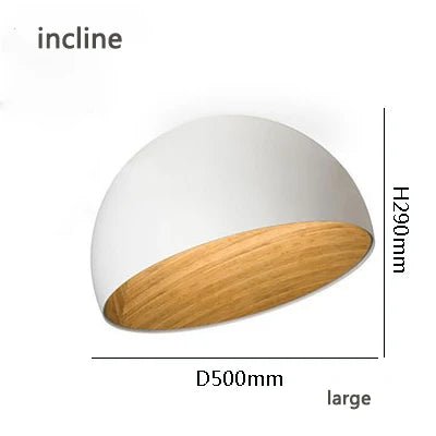 Japanese Designer Simple Wood Grain Color Lamp - Hans Lumiere