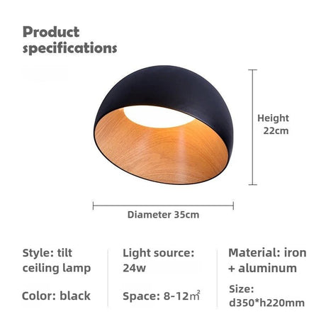 Japanese Designer Simple Wood Grain Color Lamp - Hans Lumiere