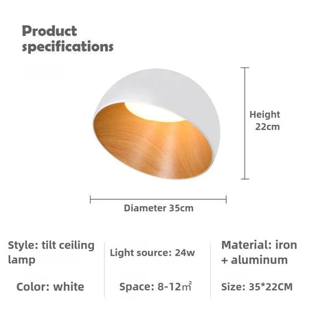 Japanese Designer Simple Wood Grain Color Lamp - Hans Lumiere