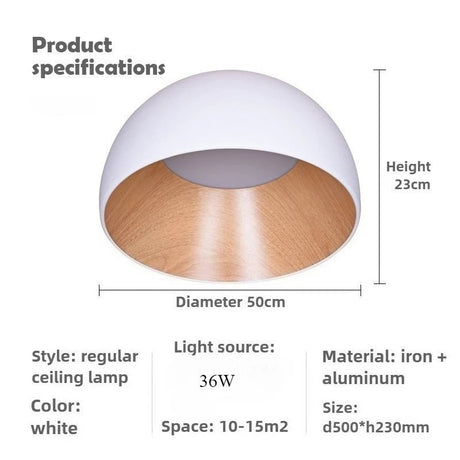 Japanese Designer Simple Wood Grain Color Lamp - Hans Lumiere