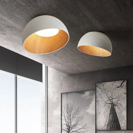 Japanese Designer Simple Wood Grain Color Lamp - Hans Lumiere