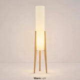 Japanese Retro Wabi - Sabi Solid Wood Floor Lamp - Hans Lumiere