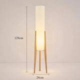Japanese Retro Wabi - Sabi Solid Wood Floor Lamp - Hans Lumiere