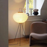 Japanese Rice Paper LED Floor Lamp - Hans Lumiere