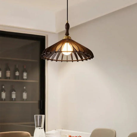 Japanese Style Umbrella Shaped Pendant Light - Hans Lumiere