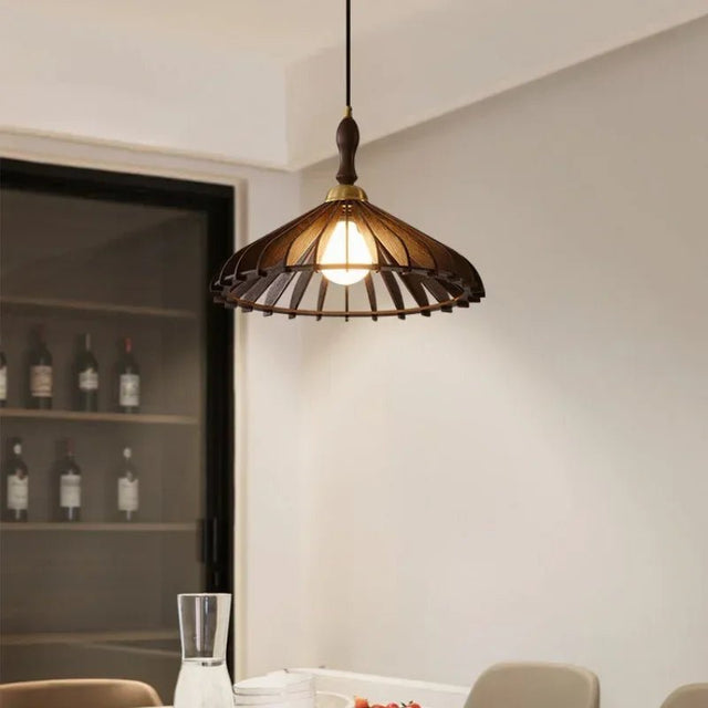 Japanese Style Umbrella Shaped Pendant Light - Hans Lumiere