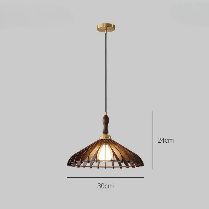Japanese Style Umbrella Shaped Pendant Light - Hans Lumiere