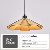 Japanese Style Umbrella Shaped Pendant Light - Hans Lumiere