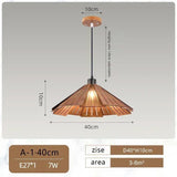 Japanese Style Umbrella Shaped Pendant Light - Hans Lumiere