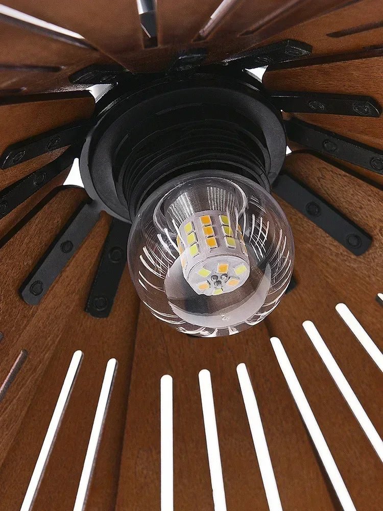 Japanese Style Umbrella Shaped Pendant Light - Hans Lumiere