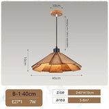 Japanese Style Umbrella Shaped Pendant Light - Hans Lumiere