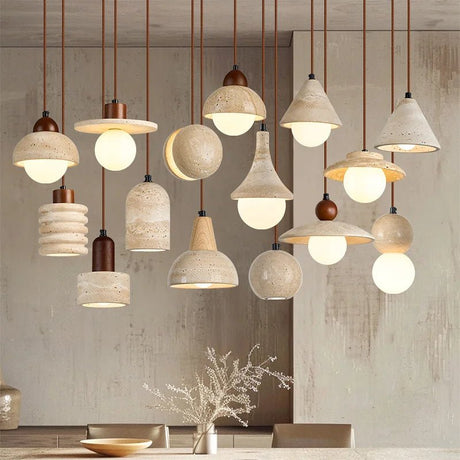 Japanese - Style Wabi Sabi Pendant Light - Hans Lumiere