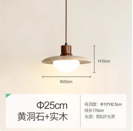 Japanese - Style Wabi Sabi Pendant Light - Hans Lumiere