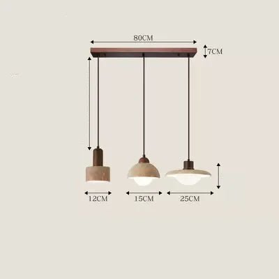 Japanese - Style Wabi Sabi Pendant Light - Hans Lumiere