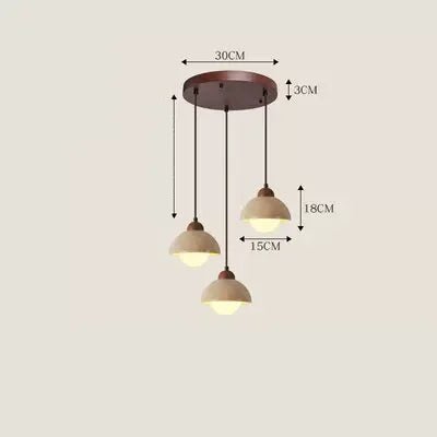 Japanese - Style Wabi Sabi Pendant Light - Hans Lumiere