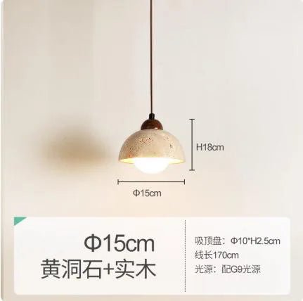 Japanese - Style Wabi Sabi Pendant Light - Hans Lumiere