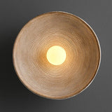 Japanese Style Wabi Sabi Retro Round LED Wall Lamp - Hans Lumiere