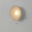 Japanese Style Wabi Sabi Retro Round LED Wall Lamp - Hans Lumiere