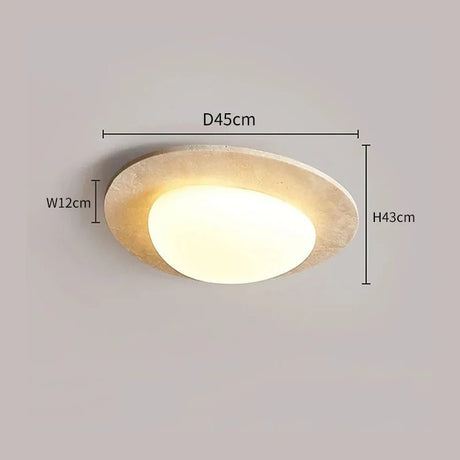 Japanese Wabi Sabi Children's Room Warm Ceiling Light - Hans Lumiere