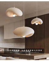 Japanese Wabi-Sabi Pendant Light — Minimalist Dining Room Fixture - Hans Lumiere