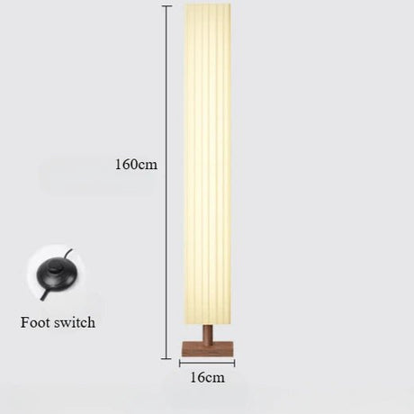 Japanese Wabi Sabi Style Floor Lamp - Hans Lumiere