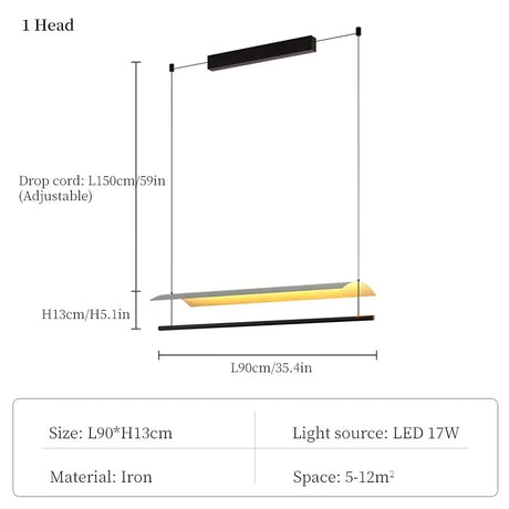 Kitchen Island Hanging Lamp - Hans Lumiere