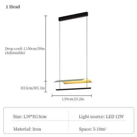 Kitchen Island Hanging Lamp - Hans Lumiere