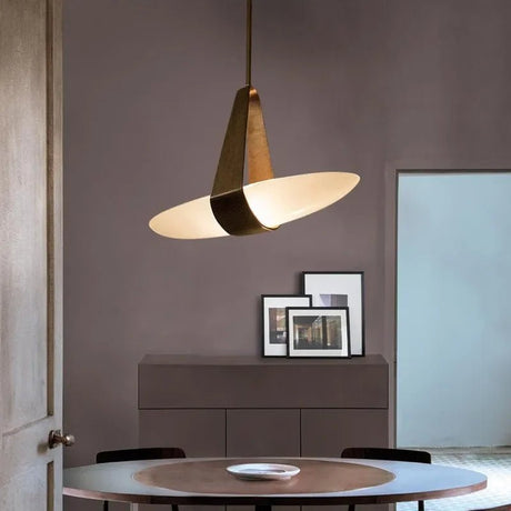 Leather Pendant Chandelier – Modern Nordic Ceiling Light - Hans Lumiere