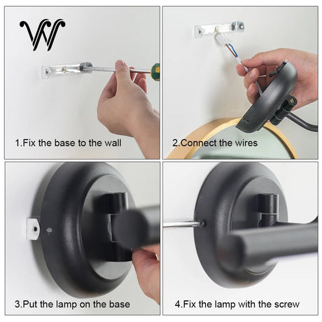 LED Apply Waterproof Bathroom Wall Light - Hans Lumiere