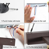 LED Bathroom Light Interior Wall Light Fixture - Hans Lumiere