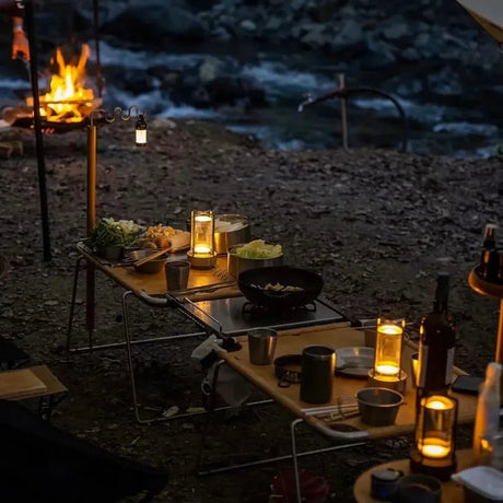 LED Cordless Camping Atmosphere Table Lamp - Hans Lumiere